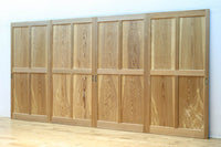 幅877ミリ　素地色の時代を重ねた味わいのある板戸　F8475　在庫3枚