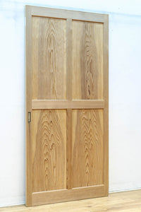 幅877ミリ　素地色の時代を重ねた味わいのある板戸　F8475　在庫3枚