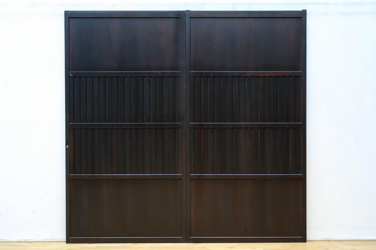 幅915ミリ　風情ある無双づくりの板戸　F8480　在庫1枚