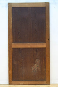 唐獅子の親子に牡丹を添えた歴史を重ねた味わい深い絵戸一組　F8481ab　在庫2枚一組