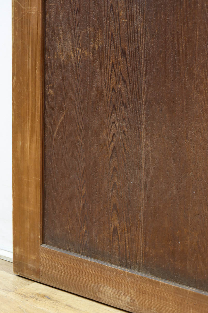 唐獅子の親子に牡丹を添えた歴史を重ねた味わい深い絵戸一組　F8481ab　在庫2枚一組