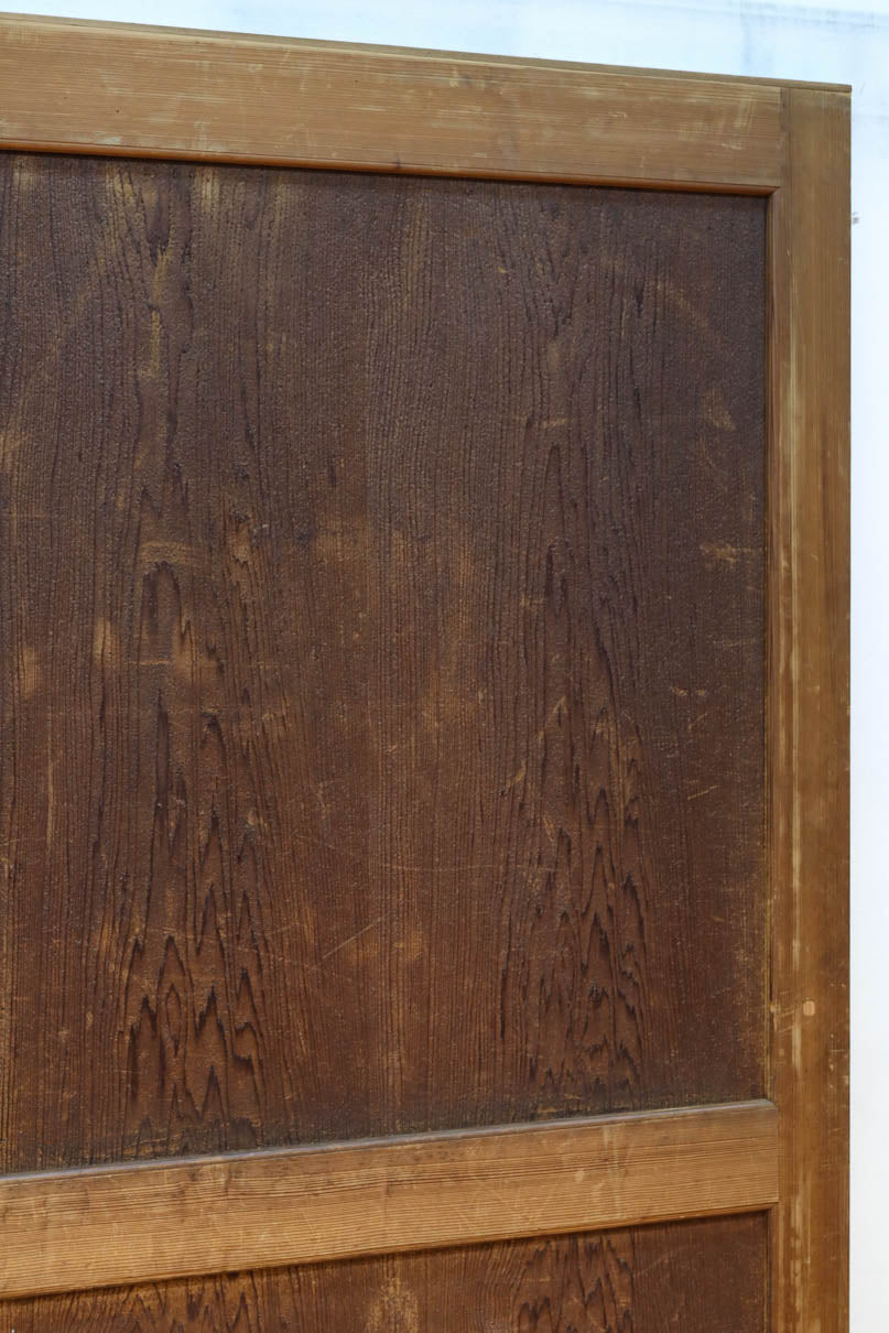 唐獅子の親子に牡丹を添えた歴史を重ねた味わい深い絵戸一組　F8481ab　在庫2枚一組