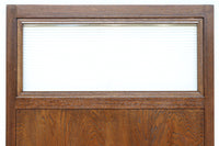 幅878ミリ　優美な杢目とモールガラスの温かみあるガラス戸　F8488　在庫1枚