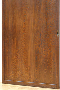 幅878ミリ　優美な杢目とモールガラスの温かみあるガラス戸　F8488　在庫1枚