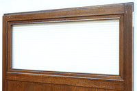 幅878ミリ　優美な杢目とモールガラスの温かみあるガラス戸　F8488　在庫1枚