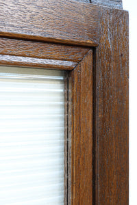 幅878ミリ　優美な杢目とモールガラスの温かみあるガラス戸　F8488　在庫1枚