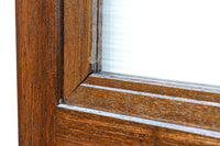 幅878ミリ　優美な杢目とモールガラスの温かみあるガラス戸　F8488　在庫1枚