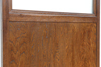 幅878ミリ　優美な杢目とモールガラスの温かみあるガラス戸　F8488　在庫1枚