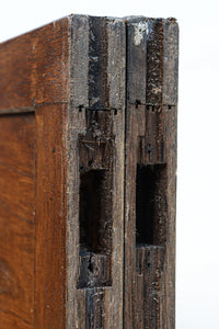 幅878ミリ　優美な杢目とモールガラスの温かみあるガラス戸　F8488　在庫1枚