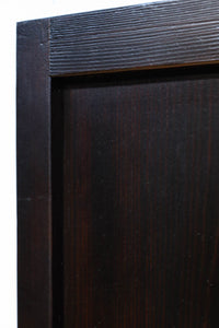 幅924ミリ　深い色合いで落ち着きのある無双板戸　F8497　在庫2枚