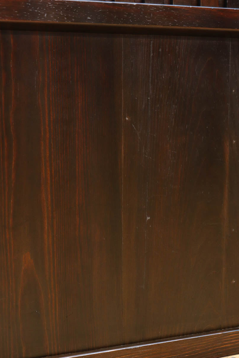 幅924ミリ　深い色合いで落ち着きのある無双板戸　F8497　在庫2枚