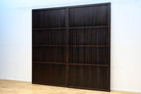 幅924ミリ　深い色合いで落ち着きのある無双板戸　F8497　在庫2枚