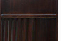 幅673ミリ　スリム幅！！ 繊細な格子を設けた透かし千本格子板戸　F8501　在庫4枚