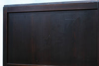 幅673ミリ　スリム幅！！ 繊細な格子を設けた透かし千本格子板戸　F8501　在庫4枚