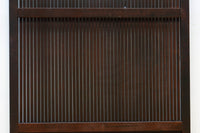 幅673ミリ　スリム幅！！ 繊細な格子を設けた透かし千本格子板戸　F8501　在庫4枚