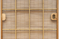 竹と波板装飾で和の風合い溢れる簾戸　F8505　在庫2枚