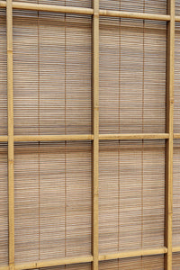 竹と波板装飾で和の風合い溢れる簾戸　F8505　在庫2枚