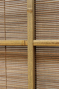 竹と波板装飾で和の風合い溢れる簾戸　F8505　在庫2枚
