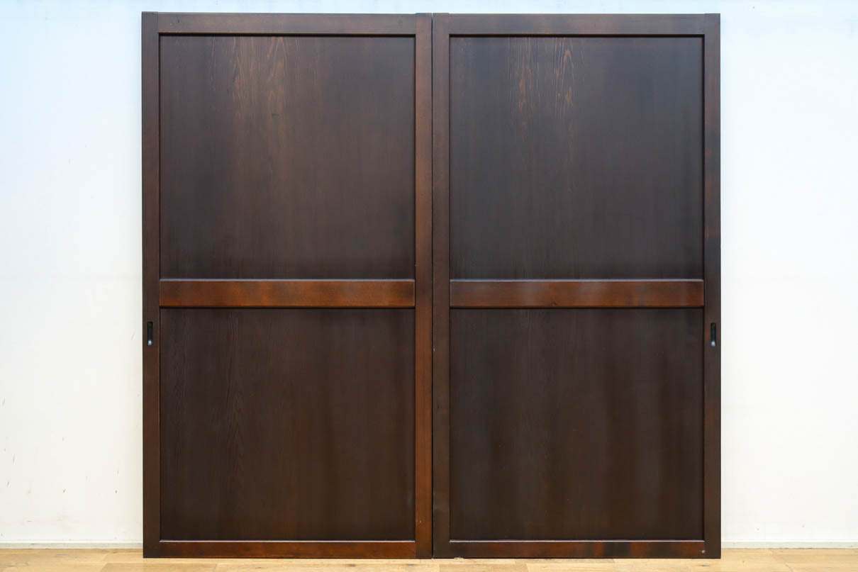 幅938ミリ　深みのある色彩で時代を醸し出す板戸　F8507　在庫2枚