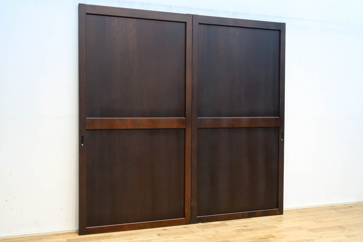 幅938ミリ　深みのある色彩で時代を醸し出す板戸　F8507　在庫2枚