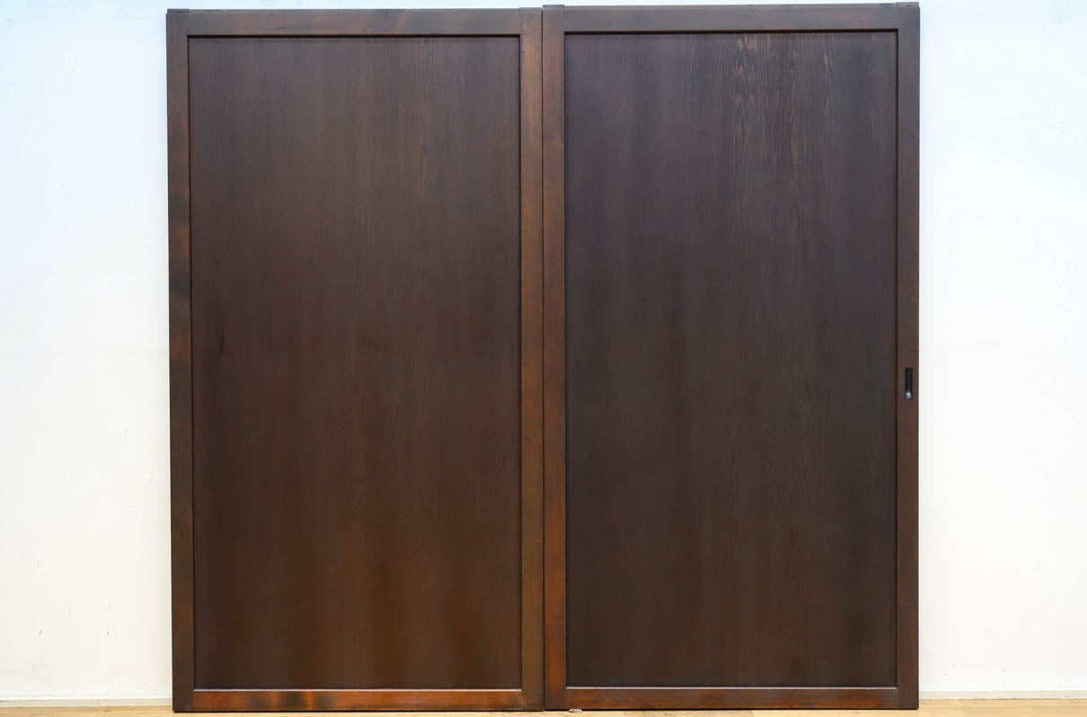 幅938ミリ　深みのある色彩で時代を醸し出す板戸　F8507　在庫2枚