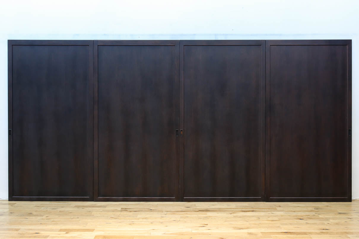 幅933ミリ　横桟が趣きを深める舞良戸　F8508　在庫4枚