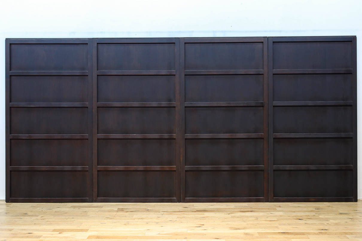 幅933ミリ　横桟が趣きを深める舞良戸　F8508　在庫4枚