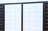 時代の風格ある舞良戸と障子戸の京町屋障子セット　F8511　在庫4枚1組