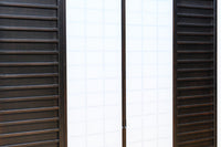 時代の風格ある舞良戸と障子戸の京町屋障子セット　F8511　在庫4枚1組