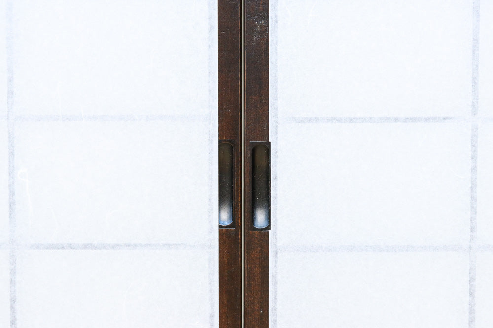 時代の風格ある舞良戸と障子戸の京町屋障子セット　F8511　在庫4枚1組