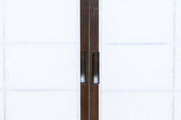 時代の風格ある舞良戸と障子戸の京町屋障子セット　F8511　在庫4枚1組