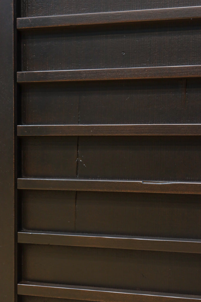 時代の風格ある舞良戸と障子戸の京町屋障子セット　F8511　在庫4枚1組