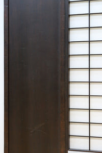 時代の風格ある舞良戸と障子戸の京町屋障子セット　F8511　在庫4枚1組