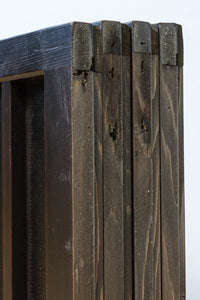 時代の風格ある舞良戸と障子戸の京町屋障子セット　F8511　在庫4枚1組