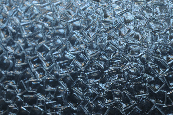 幅603ミリ　和ガラスで煌びやかな面持ちあるガラス戸　F8512　在庫1枚