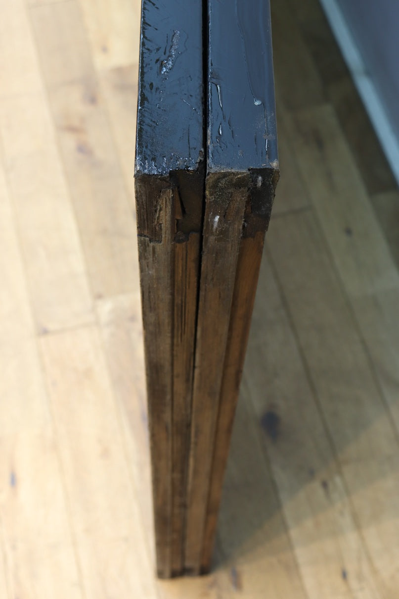 幅868ミリ　極上‼︎漆の艶が美しい上品な一枚板戸　F8532　在庫2枚