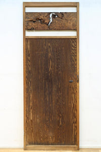 幅665ミリ　スリム幅!! 自然の趣きある流木を活かした板戸　F8546　在庫1枚