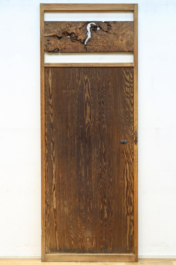 幅665ミリ　スリム幅!! 自然の趣きある流木を活かした板戸　F8546　在庫1枚
