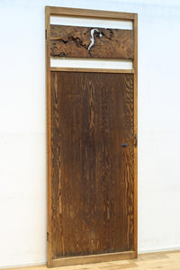 幅665ミリ　スリム幅!! 自然の趣きある流木を活かした板戸　F8546　在庫1枚