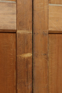 スリム幅!!　自然美の貫禄ある木地色板戸　F8552　在庫4枚