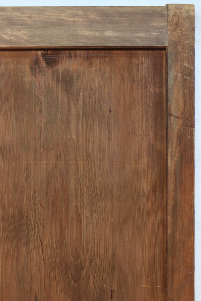 スリム幅!!　自然美の貫禄ある木地色板戸　F8552　在庫4枚