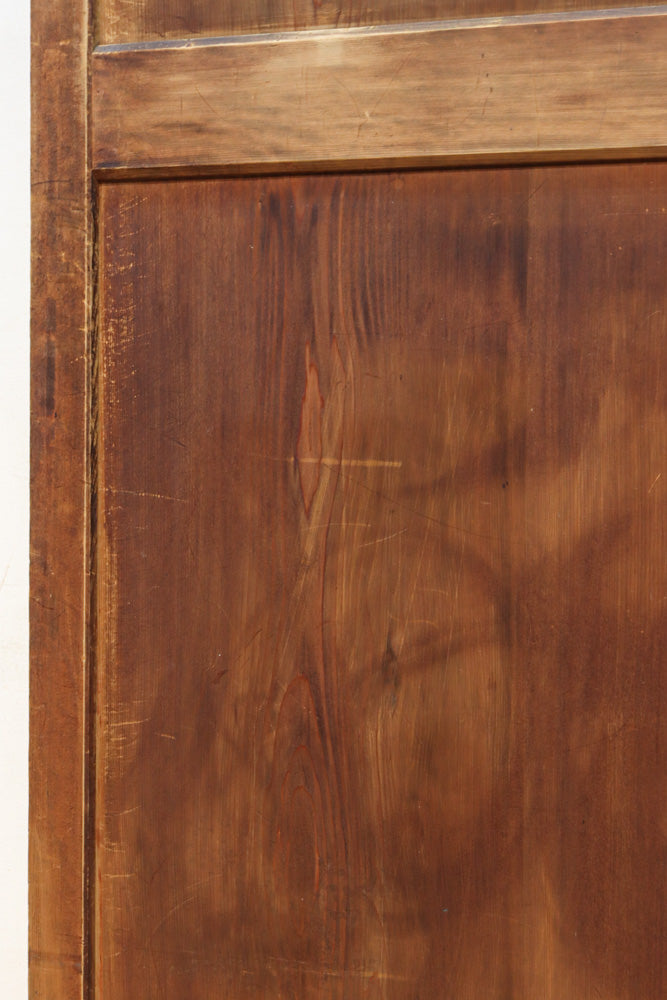 スリム幅!!　自然美の貫禄ある木地色板戸　F8552　在庫4枚