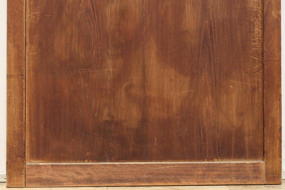 スリム幅!!　自然美の貫禄ある木地色板戸　F8552　在庫4枚