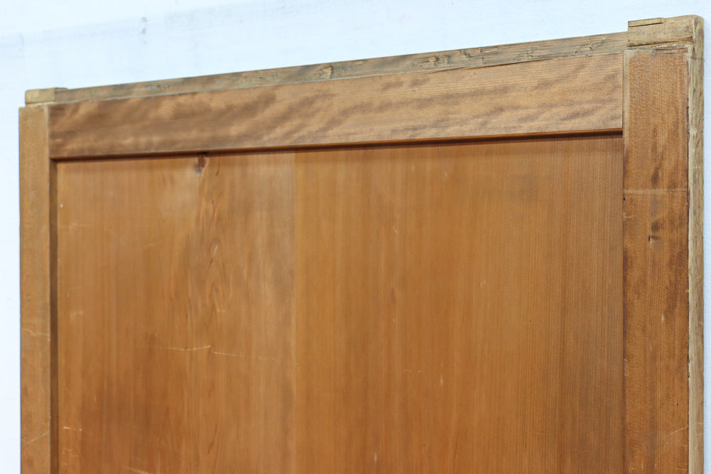 スリム幅!!　自然美の貫禄ある木地色板戸　F8552　在庫4枚