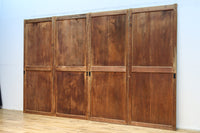 スリム幅!!　自然美の貫禄ある木地色板戸　F8552　在庫4枚