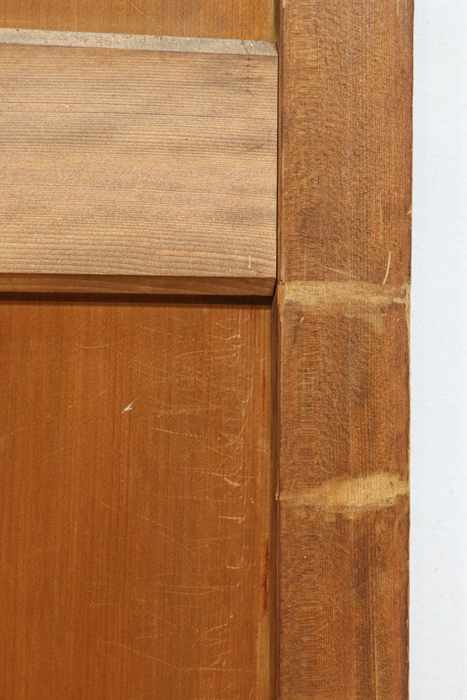 スリム幅!!　自然美の貫禄ある木地色板戸　F8552　在庫4枚