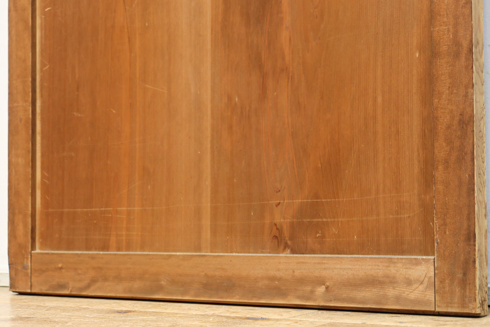 スリム幅!!　自然美の貫禄ある木地色板戸　F8552　在庫4枚