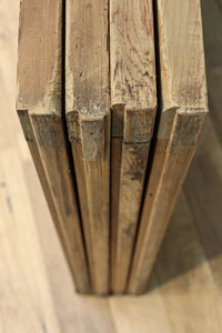 スリム幅!!　自然美の貫禄ある木地色板戸　F8552　在庫4枚