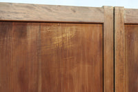 スリム幅!!　自然美の貫禄ある木地色板戸　F8552　在庫4枚