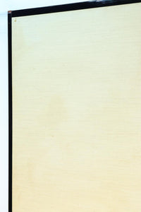 清楚な花模様を描いた丁寧な造りの襖戸　F8563　在庫2枚一組